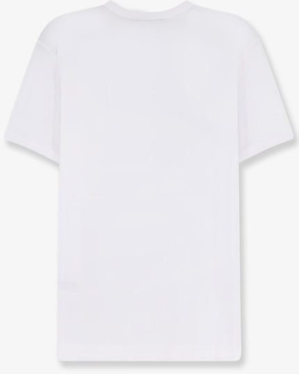 Dolce & Gabbana | Baumwoll-T-Shirt mit Logo-Patch | Weiss | Herren
