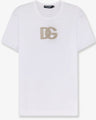 Dolce & Gabbana | Baumwoll-T-Shirt mit Logo-Patch | Weiss | Herren