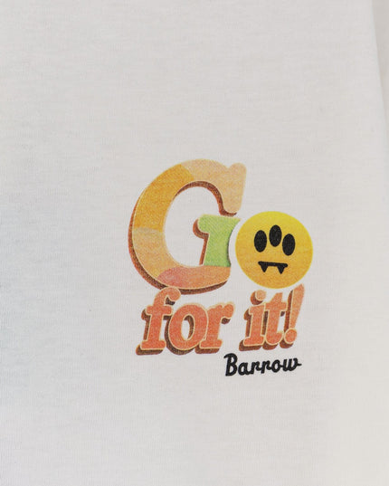 Cotton T-shirt with print on the front