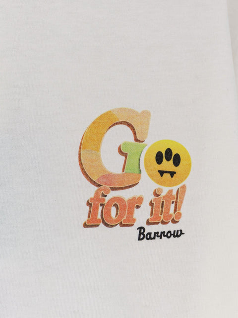 Cotton T-shirt with print on the front