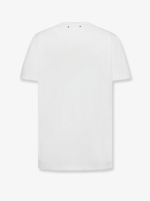 Cotton t-shirt with rhinestones