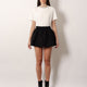 Cotton t-shirt with rhinestones