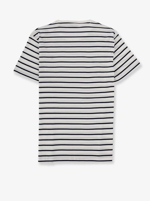 Cotton t-shirt with striped pattern