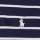 Cotton T-shirt with striped pattern