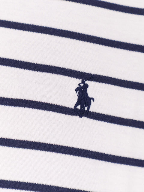 Cotton t-shirt with striped pattern
