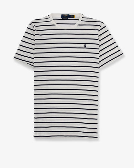Cotton t-shirt with striped pattern