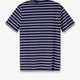 Cotton T-shirt with striped pattern