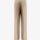 Cotton trousers with logo patch
