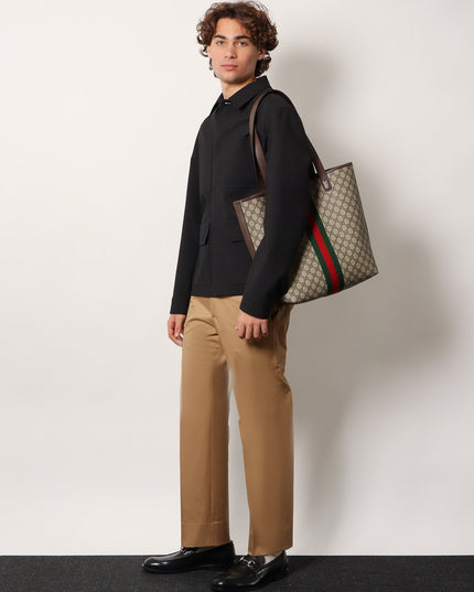 Cotton trousers with Web detail