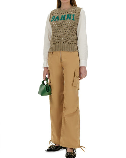 COTTON TWILL CARGO PANTS