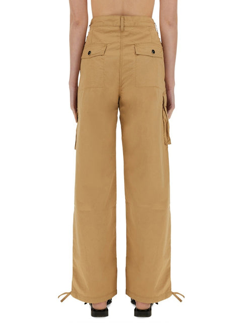COTTON TWILL CARGO PANTS
