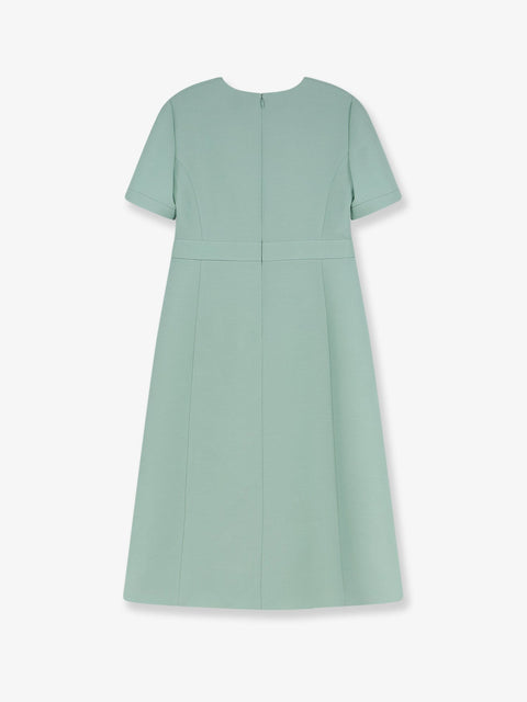 Crepe Couture Midi Dress