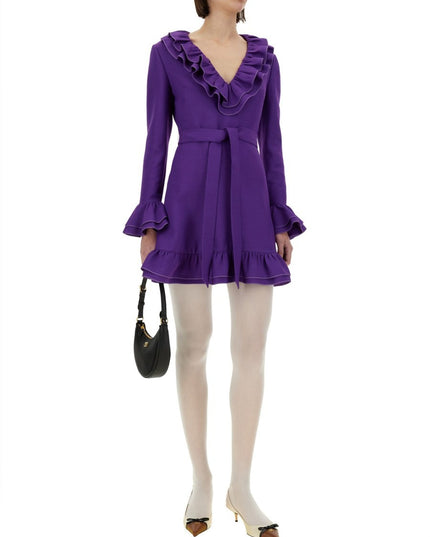 CREPE COUTURE SHORT DRESS