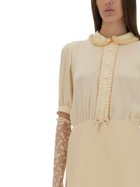 CREPE COUTURE SHORT DRESS