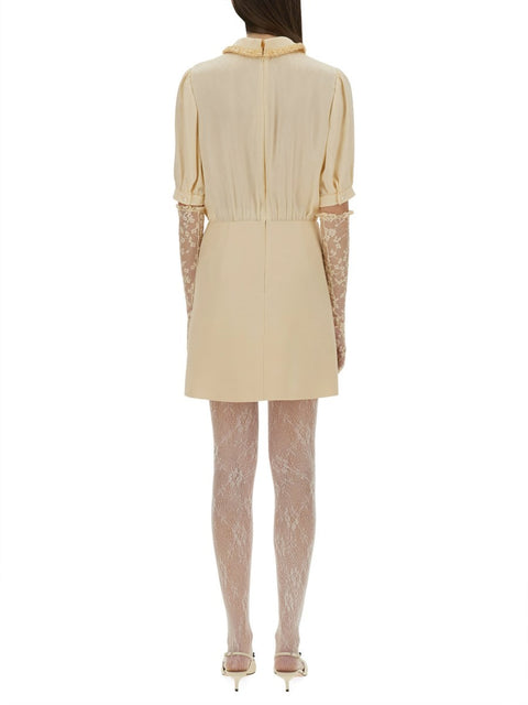 CREPE COUTURE SHORT DRESS