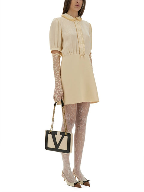 CREPE COUTURE SHORT DRESS