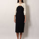 Crêpe midi dress