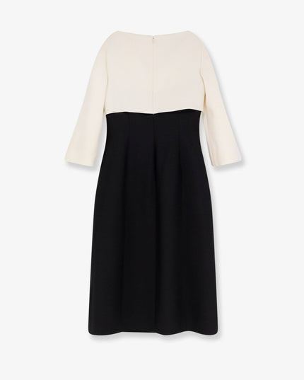 Crêpe midi dress