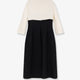 Crêpe midi dress