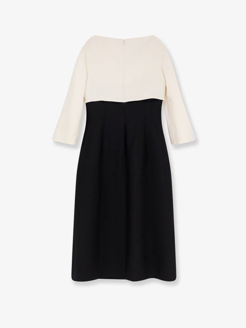 Crêpe midi dress