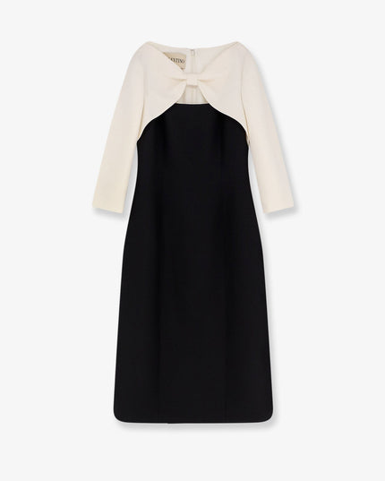 Crêpe midi dress
