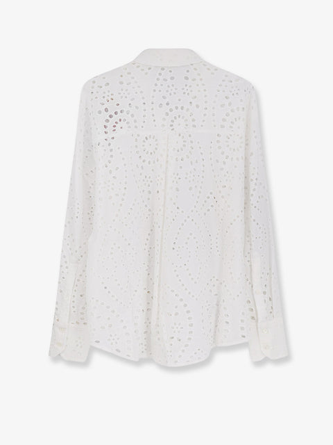 Cristal broderie anglaise embroidery shirt