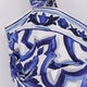 Cropped cotton top with Maiolica print