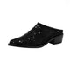 Crystal Studded Pointed Toe Mules-2