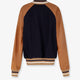 D2 Varsity wool and leather bomber