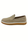 HOLLERT | Loafer aus Kalbsveloursleder | Beige | Herren