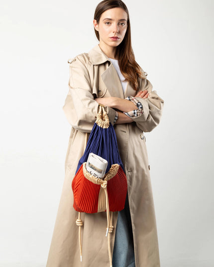 MULTITUDES MILANO | Satin Rucksack ROSSANA | Made in Italy