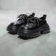 Tokyo High Platform Patent Lace Ups - ModeEcho
