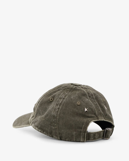 Decostructed washed cotton baseball cap
