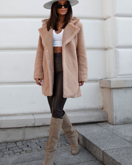 LA BALANCIA | TEDDY Mantel | Beige