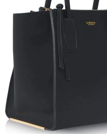 LaBante London | Demi Vegan Winged Tote Bag | Schwarz