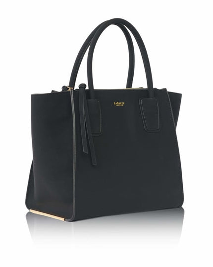 LaBante London | Demi Vegan Winged Tote Bag | Schwarz