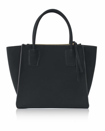 LaBante London | Demi Vegan Winged Tote Bag | Schwarz