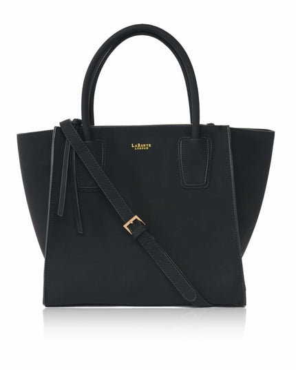 LaBante London | Demi Vegan Winged Tote Bag | Schwarz