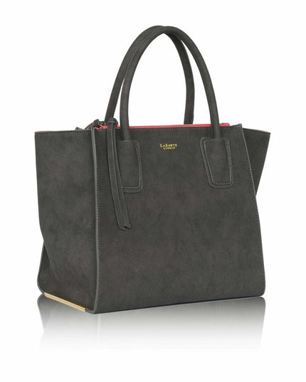 LaBante London | Demi Vegan Winged Tote Bag | Grau