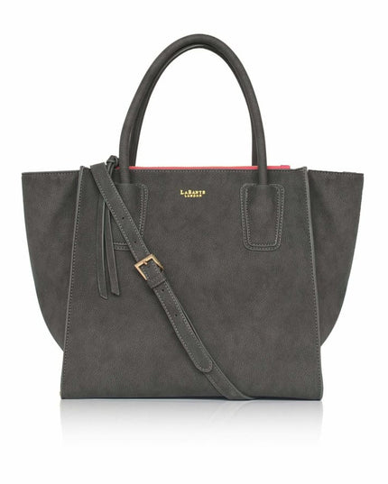 LaBante London | Demi Vegan Winged Tote Bag | Grau