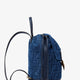 Denim backpack with flocked FF detail