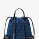 Denim backpack with flocked FF detail