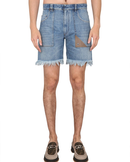 DENIM BERMUDA SHORTS