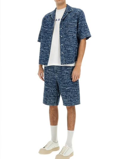 DENIM BOWLING SHIRT