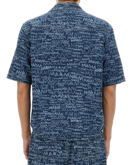DENIM BOWLING SHIRT