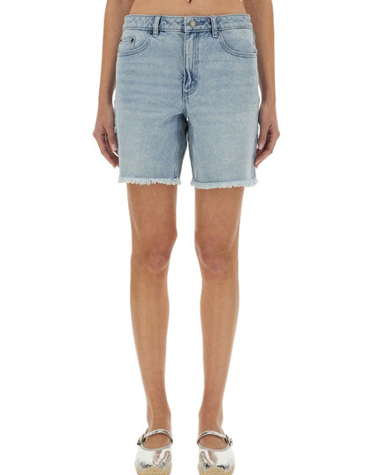 DENIM BOYFRIEND SHORTS