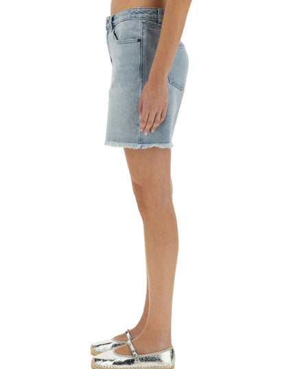 DENIM BOYFRIEND SHORTS
