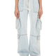 DENIM CARGO PANTS