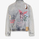 Denim jacket with front print