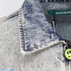 Denim jacket with front print
